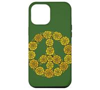 Marigolds Peace Sign Retro Flower Symbol Hippie Vintage Case for iPhone 12 Pro Max