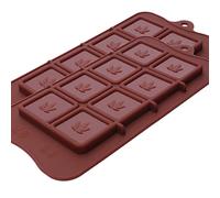 Marijuana Leaf Chocolate Bar Silicone Candy Mold Trays, 2 Pack