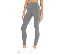 Marika Women's Olivia High Rise Tummy Control Legging Ankle, Heather Black, M