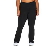 Marika Women's Plus Size Carrie Tummy Control Pant Leggings, Black, 1X