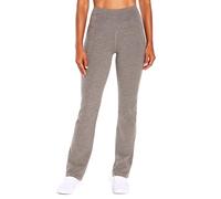 Marika Women's Sophia High Rise Tummy Control Bootleg Legging Heather Black
