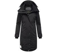 MARIKOO Anoukaa 16 Women's Winter Coat Warm Parka with Drawstring Waist and Removable Hood S-3XL, black, M