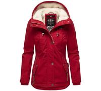 Marikoo Bikoo Ladies` Winter Jacket with Hood Dark Red XL