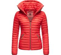 Marikoo Lion Baby Women's Transition Jacket Quilted Jacket with Removable Hood XS - XXL - Red - Small