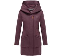 MARIKOO Maikoo Women's Wool Coat Warm Trench Coat with Hood XS-5XL, Dusty Plum, M