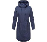MARIKOO Megumii 16 Women's Long Transition Jacket Waterproof Coat with Reflective Details and Drawstring Waist XS - 6XL