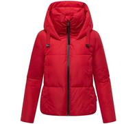 MARIKOO Ninikaa XVI Women's Winter Jacket Warm Quilted Jacket with High Collar and Waterproof Closure XS - XXL, Deep Red, M