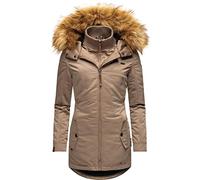 Marikoo Sanakoo Ladies’ Winter Coat Winter Parka Taupe XXL