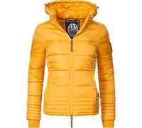 MARIKOO Women's Winter Jacket Quilted Jacket Sole XS-XXL, yellow, S