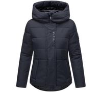MARIKOO Women's Winter Jacket Warm Quilted Jacket with Integrated Backpack Straps with Elira 16 XS - 3XL, navy, XXL