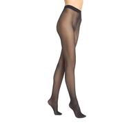 MARILYN 40 Denier Elegant Mesh Tights, Black (Black), 36-38