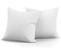 Marilyn Bed and Bath 100% Duck Feather Cushions Pads Inners,Inserts Filled in Featherproof Cotton Cover. (16" x 16" I Pack of 2)