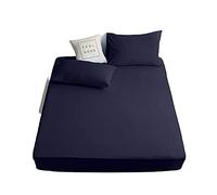 Marilyn Bed and Bath Non Iron Percale Fitted Sheet Available in and Sizes (Black, King)