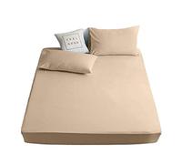 Marilyn Bed and Bath Non Iron Percale Fitted Sheet Available in and Sizes (Latte, Single)