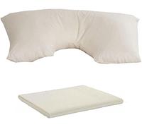 Marilyn Bed & Bath Orthopaedic V Shaped Medical Supporting Pillow with free Pillow Case. (Neck Pillow Only)