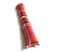 Marilyn Bed & Bath Plain Fabric Draught Energy Saver Excluders Draft Insulator Draft Stopper For Door Window Hallway (Check Red, 2)