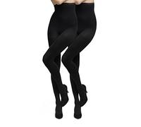 MARILYN Body Shaper, opaque tights 2-pack, 100 denier, size 40 (L), color 2x black