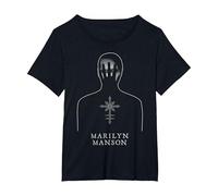 Marilyn Manson Chaos Hand T-Shirt, Women's Plus, Black, 1X