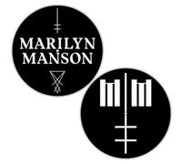 Marilyn Manson - Logo Cross Slipmat Set