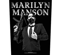 Marilyn Manson - Marilyn Manson machine gun Backpatch