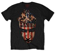 Marilyn Manson Men's Crown Short Sleeve T-Shirt, Black, Large