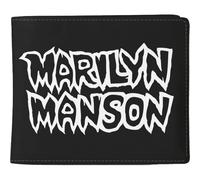 Marilyn Manson Men's Logo Wallet in Black Marilyn Manson Black One Size