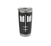 Marilyn Manson MM Cross Stainless Steel Insulated Tumbler