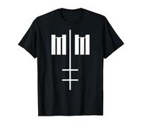Marilyn Manson MM Cross T-Shirt, Men, Black, 6X-Large