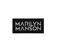 Marilyn Manson Patch Badge Embroidered Iron on Applique Souvenir Accessory