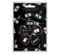 Marilyn Manson Plectrum Pack MM Logo 5 Pack Guitar Picks in Black Marilyn Manson Black
