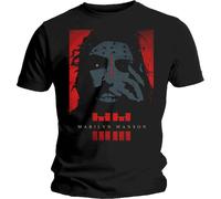 Marilyn Manson Rebel T-Shirt in Black | Size: Small Marilyn Manson Black S