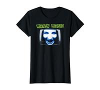 Marilyn Manson TV with Logo T-Shirt, Women, Black, Small