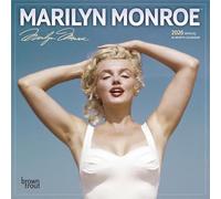 Marilyn Monroe 2026 Mini Calendar/Brown Trout Import Wall Hanging 7" x 14" (Marilyn Monroe Calendar)