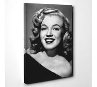 Marilyn Monroe (4) Canvas Print | Gallery Wrapped 30mm Frame Wall Art | 30x20 inches | Ready to Hang | Modern Picture | Living Room Bedroom Lounge Office