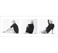 Marilyn Monroe Art Prints, Paper, Multi Coloured, 33 x 95cm
