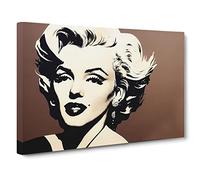 Marilyn Monroe Art Vol.1 Canvas Print | Gallery Wrapped 30mm Frame Wall Art | 30x20 inches | Ready to Hang | Contemporary Picture | Living Room Bedroom Lounge Office