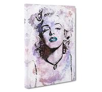 Marilyn Monroe Canvas Print | Gallery Wrapped 30mm Frame Wall Art | 30x20 inches | Ready to Hang | Abstract Picture | Living Room Bedroom Lounge Office