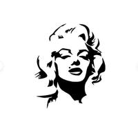 Marilyn Monroe - Die Cut Vinyl Decal for Cars, Trucks, Motorcycles, Vans, Laptops, ToolBoxes, Windows, Mobiles, etc (5x5, Rainbow Holographic)