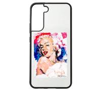 Marilyn Monroe Gifts for Women Phone Case for Samsung Galaxy s22 Plus White Silicone Rubber Protective Phone Case