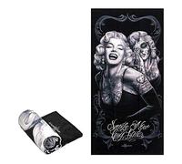 Marilyn Monroe JPI Beach Towel - Smile Now - Oversized 58" x 28" - For Pool, Bath, Yoga, Gym, Travel, Camping, Beach Cart & Beach Chairs
