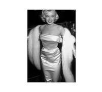 Marilyn Monroe - Movie Actor Poster Canvas Poster Bedroom Decor Sports Landscape Office Room Decor Gift Unframe-style 12x18inch(30x45cm)