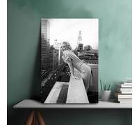 Marilyn Monroe New York Canvas Wall Art Picture Print - for Monroe Fans Modern Home Office Hotel Decoration (XS: 20cm X 31cm)