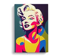 Marilyn Monroe Painting Canvas Print | Gallery Wrapped 30mm Frame Wall Art | 30x20 inches | Ready to Hang | Modern Picture | Living Room Bedroom Lounge Office