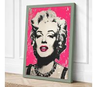 Marilyn Monroe Pop Pop Art Canvas Wall Art Print 18x12 Inch
