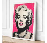 Marilyn Monroe Pop Pop Art Canvas Wall Art Print 30x20 Inch