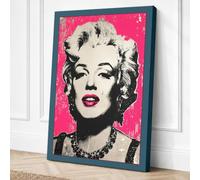 Marilyn Monroe Pop Pop Art Canvas Wall Art Print 30x20 Inch