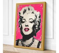 Marilyn Monroe Pop Pop Art Canvas Wall Art Print 30x20 Inch