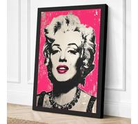 Marilyn Monroe Pop Pop Art Canvas Wall Art Print 30x20 Inch