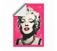 Marilyn Monroe Pop Pop Art Unframed Wall Art Print A2 (59.4×42cm), Wall Decor for Living Room, Bedroom, Office & Home, Art Gift