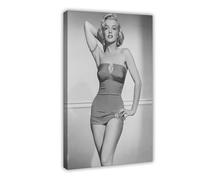 Marilyn Monroe Poster (3) Canvas Poster Bedroom Decor Sports Landscape Office Room Decor Gift Frame-style 24x36inch(60x90cm)